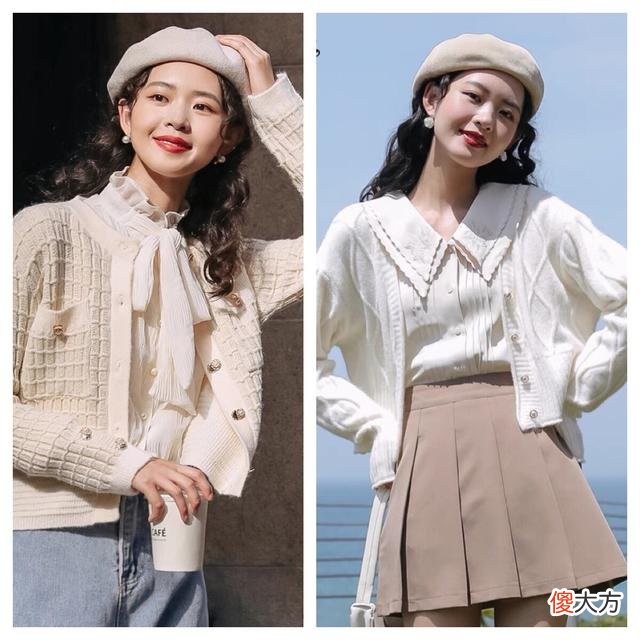 【时尚一点】针织衫才是正确打开方式，穿搭简约朴素，低调舒服又高级