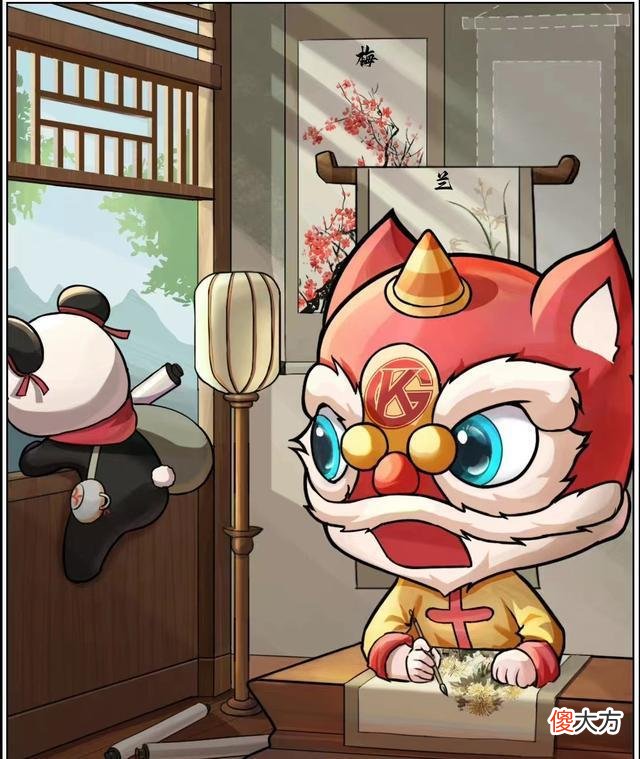 【游戏迷】AG对阵GK海报太有趣，AG偷走竹子夺窗而逃？GK满脸差异：真是傻AG