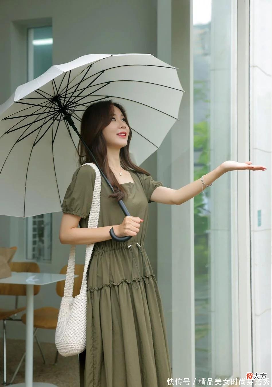 【时尚一点】夏日绿色连衣裙，自带清凉，显白又清爽