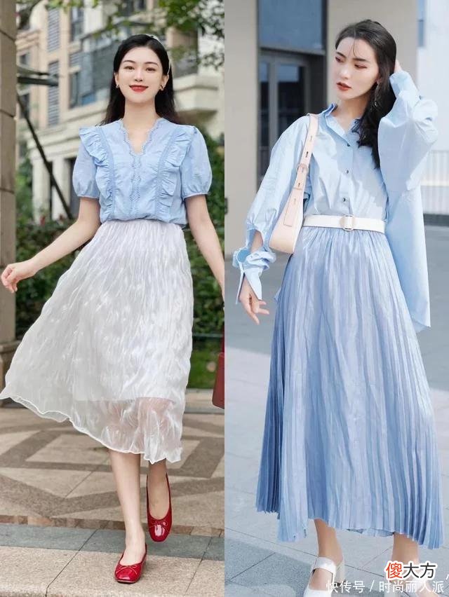 【时尚一点】夏季穿搭讲究时髦!绿油果、蓝色大爆款,轻松打造出美感和高级感