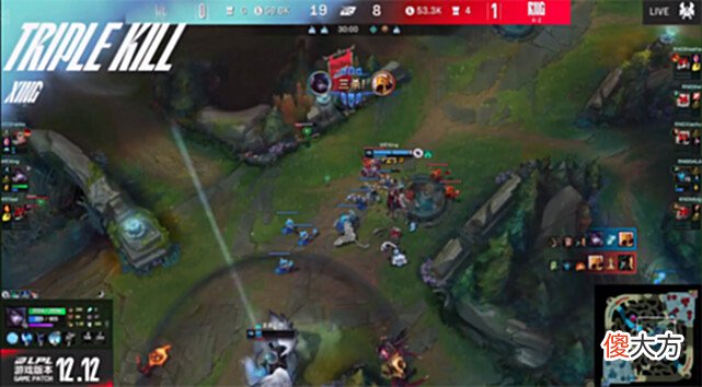 【游戏迷】RNG2-1WE小虎丽桑卓“冰霜之环”闪现冻四人