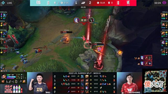 【游戏迷】RNG2-1WE小虎丽桑卓“冰霜之环”闪现冻四人