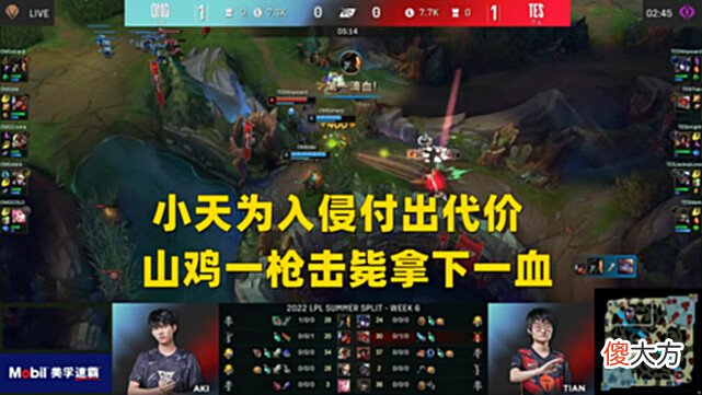 【游戏世界】25分钟940点伤害，Aki打出“最耻辱”数据，TES八连胜锁定季后赛