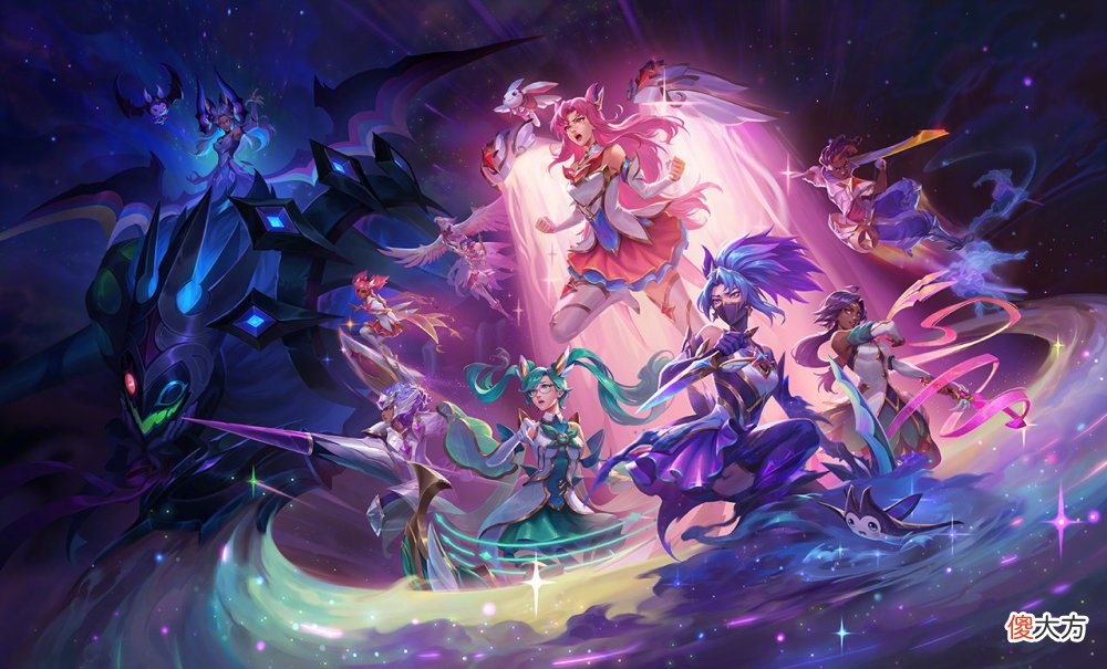 【游戏世界】星之守护者第二波原画公布 传说阿卡丽至臻辛德拉