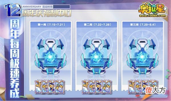 【游戏迷】《奥拉星》7/15预告汇总：神王者羲和挑战，战意天使王在线送