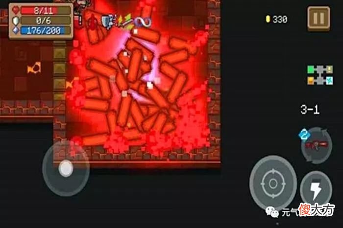 【游戏世界】元气骑士：无限蓝武器哪家强？萌新首选加特林，大神最爱巫妖王