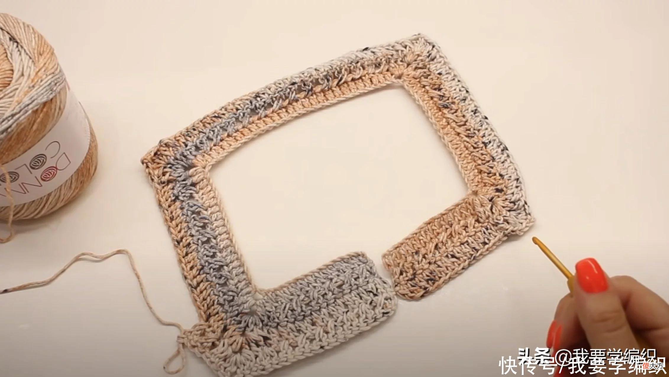 【就爱时尚】喜欢翻领款式的看看这款，V翻领T恤钩针衫教程，赶紧动手钩一件吧