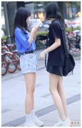 【就爱时尚】街拍：这种闺蜜走在街上都很引人注目