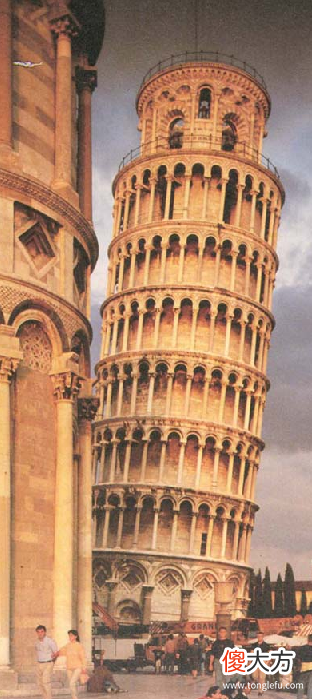 Leaning Tower in Pisa 「世界文明奇迹：欧洲」比萨斜塔简介——斜而不倒的奇观