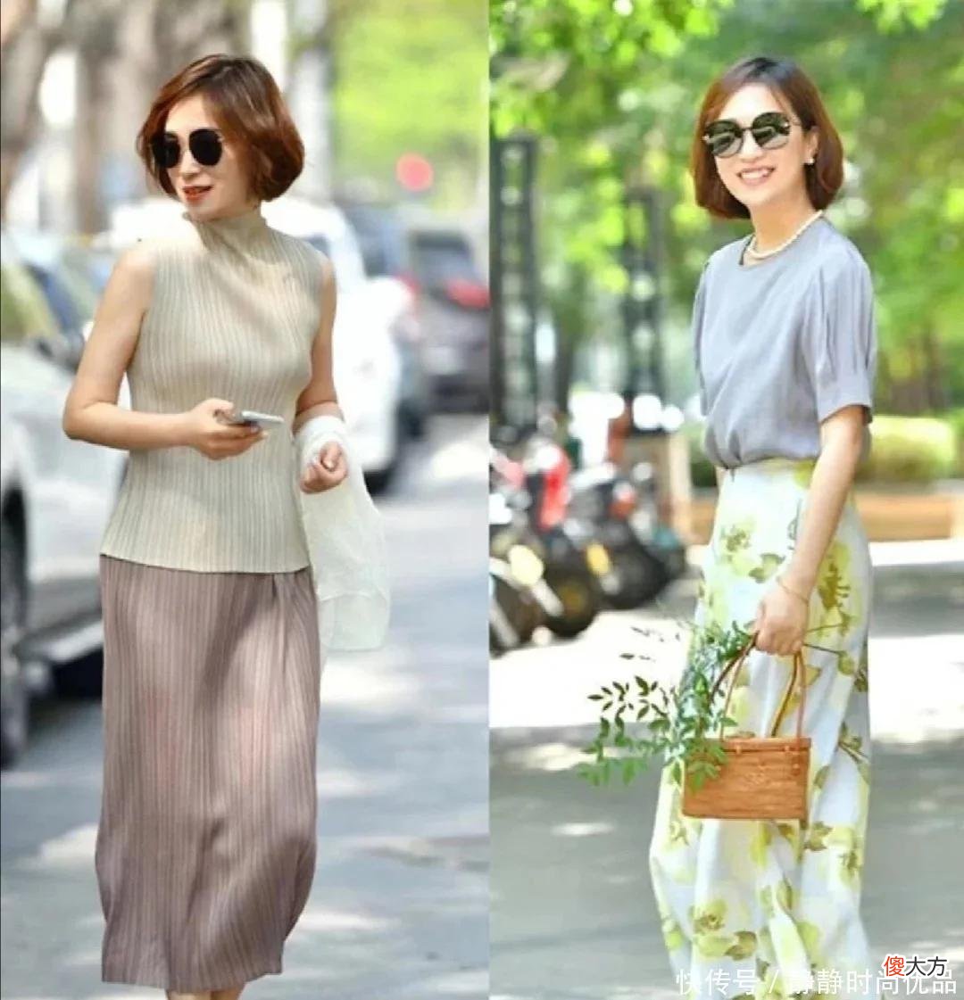 【时尚一点】这些才是50+女人该有的打扮！高级清新又自然，看着年轻十岁