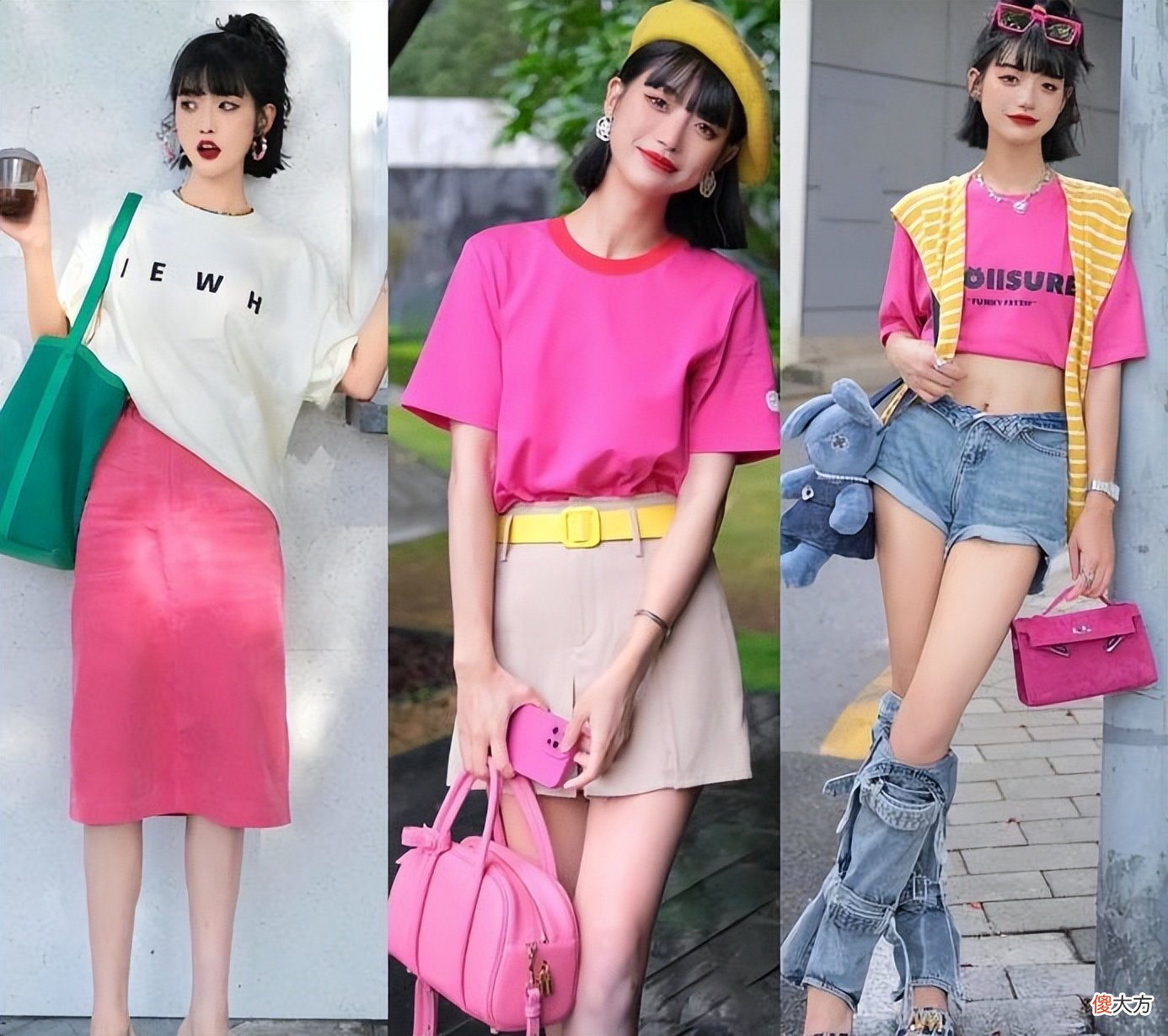 【就爱时尚】今夏最不能错过的“撞色”，潮酷girl值得收藏，真的太洋气了！