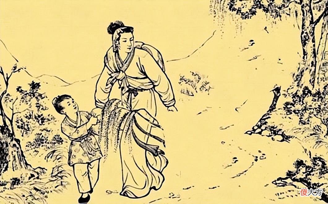 【爱历史】民间故事：侄子去河边挑水，看见姑母穿着寿衣，母亲：快去烧香！