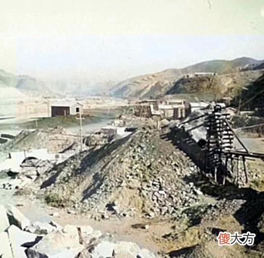 【历史故事】山西大同老照片：1940年6月大同白洞煤矿的东坑和南坑