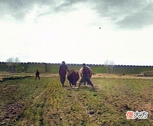 【历史故事】老照片:1940年的内蒙古,包头农民春耕时的唯美老照片