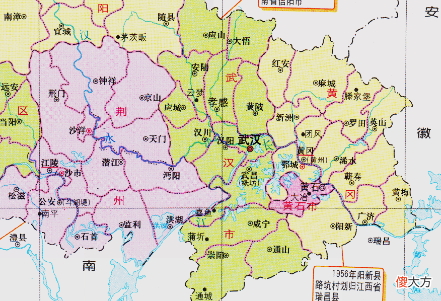 【爱历史】湖北省的区划变动，12个地级市之一，孝感市为何有7个区县？