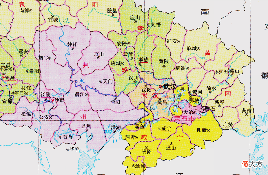 【爱历史】湖北省的区划变动，12个地级市之一，孝感市为何有7个区县？