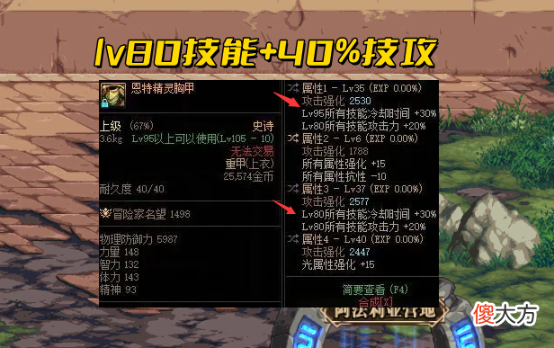 【游戏迷】DNF：3件顶级自定义上衣解析，35属强＋30％异常，这才是毕业答案