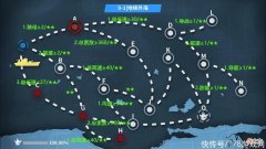 【游戏世界】战舰少女R：9-1地图带路及攻略
