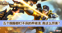 【游戏世界】王者荣耀：“养猪流”是什么？国服玩家碰到都要输？