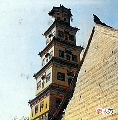 【历史故事】山西临汾1939：平阳府的大鼓楼，半截子插在云里头