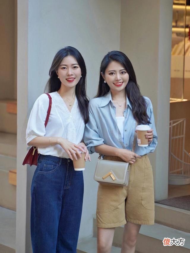 【时尚一点】夏日职场穿搭,还得是衬衫半身裙或牛仔裤搭配,通勤时尚又洋气
