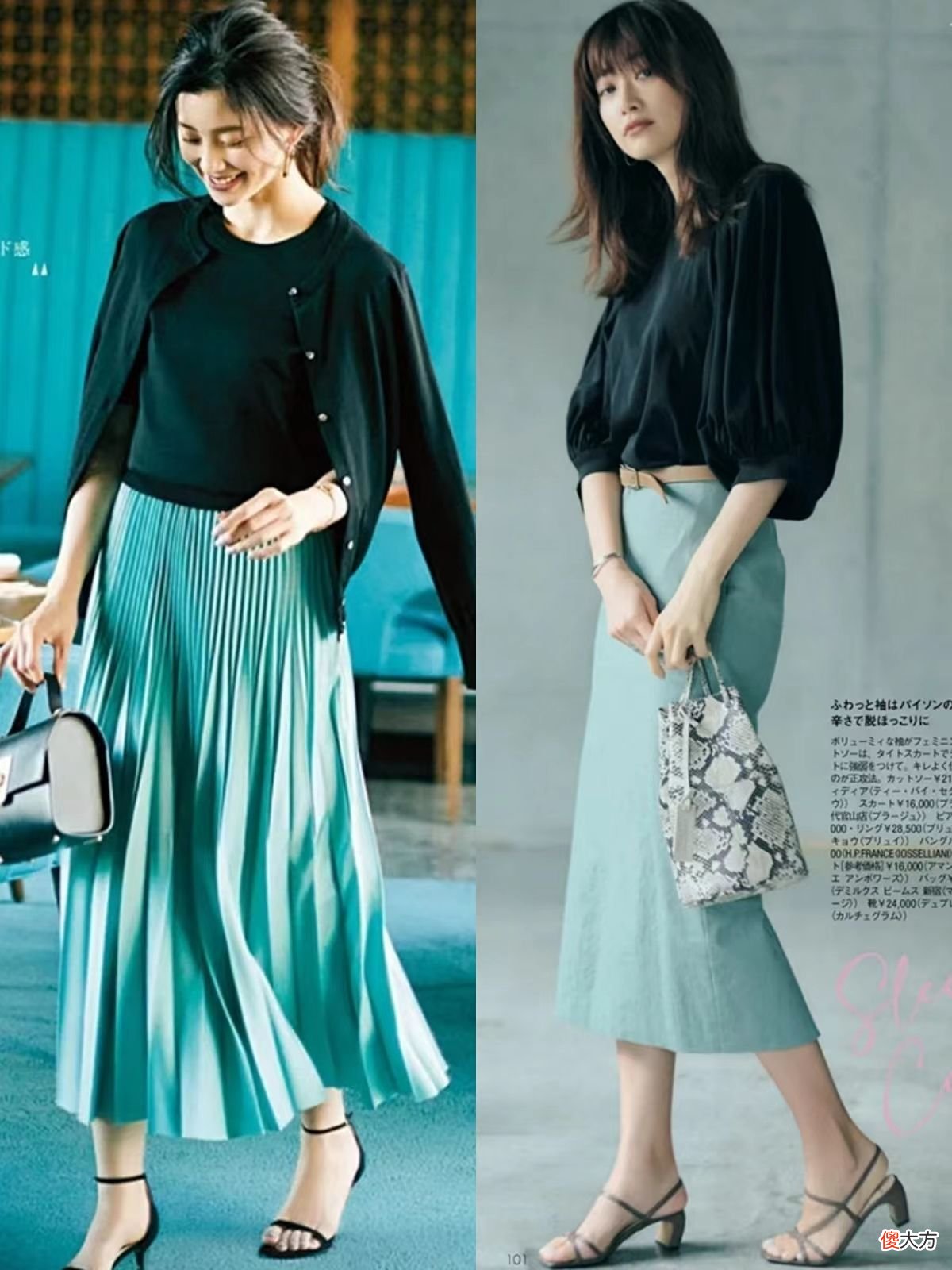 【时尚一点】真正优雅的女人，出门爱穿“蓝色”与“黑色”，不显闷又有气质