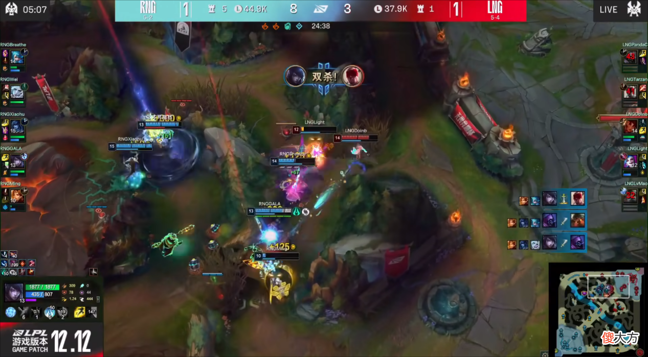 【游戏迷】Gala又拿五杀，RNG2-1击败LNG，网友：PandaC到底被欢迎了几次呢？