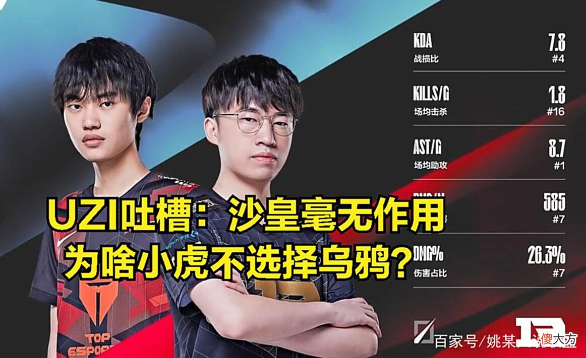 【游戏迷】RNG输比赛是AD差距?Uzi锐评gala和小明发挥:RNG核心被阿水压制