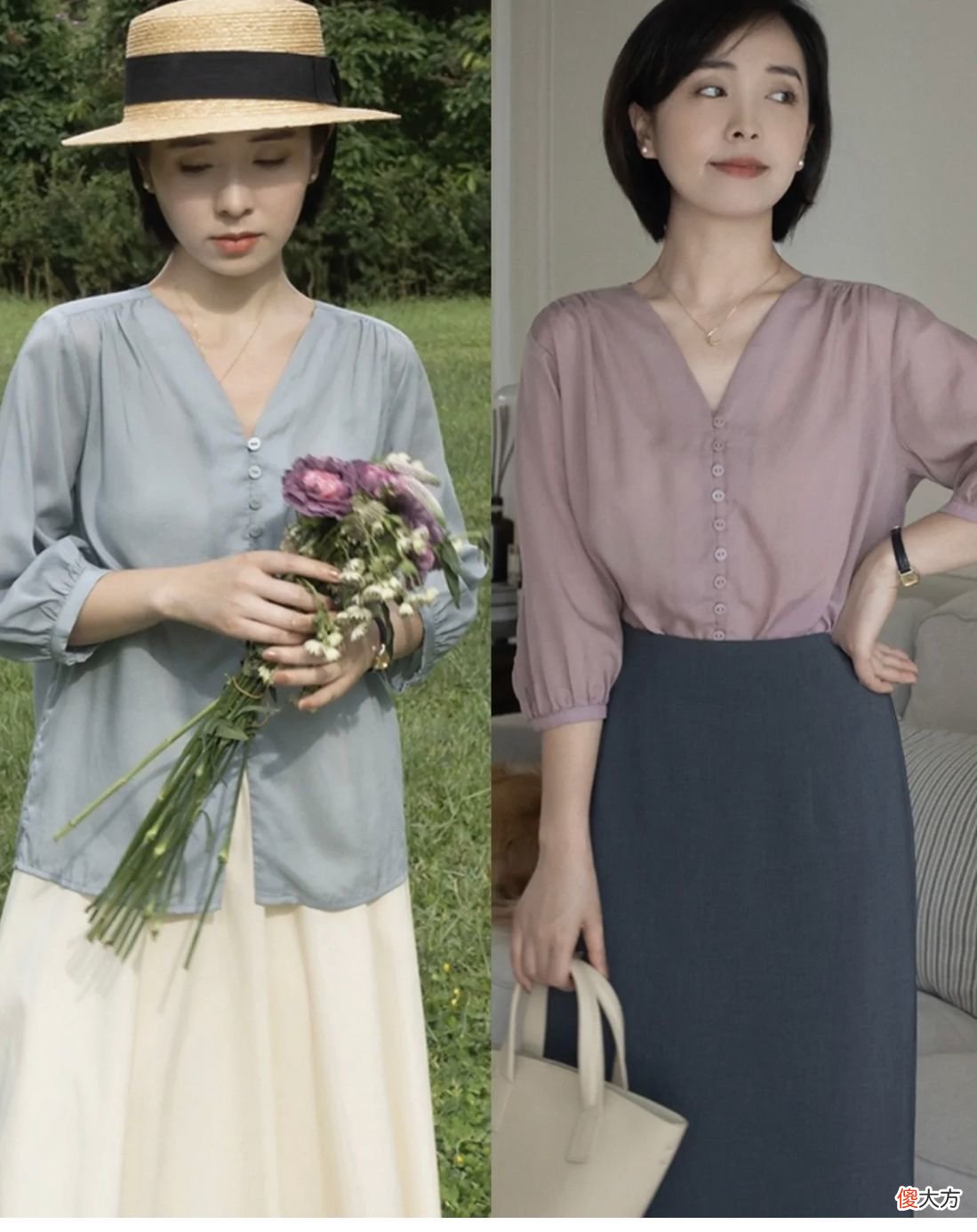 【时尚一点】中年女人别老穿裤子了，今夏流行“小衫＋半裙”，时髦又有女人味
