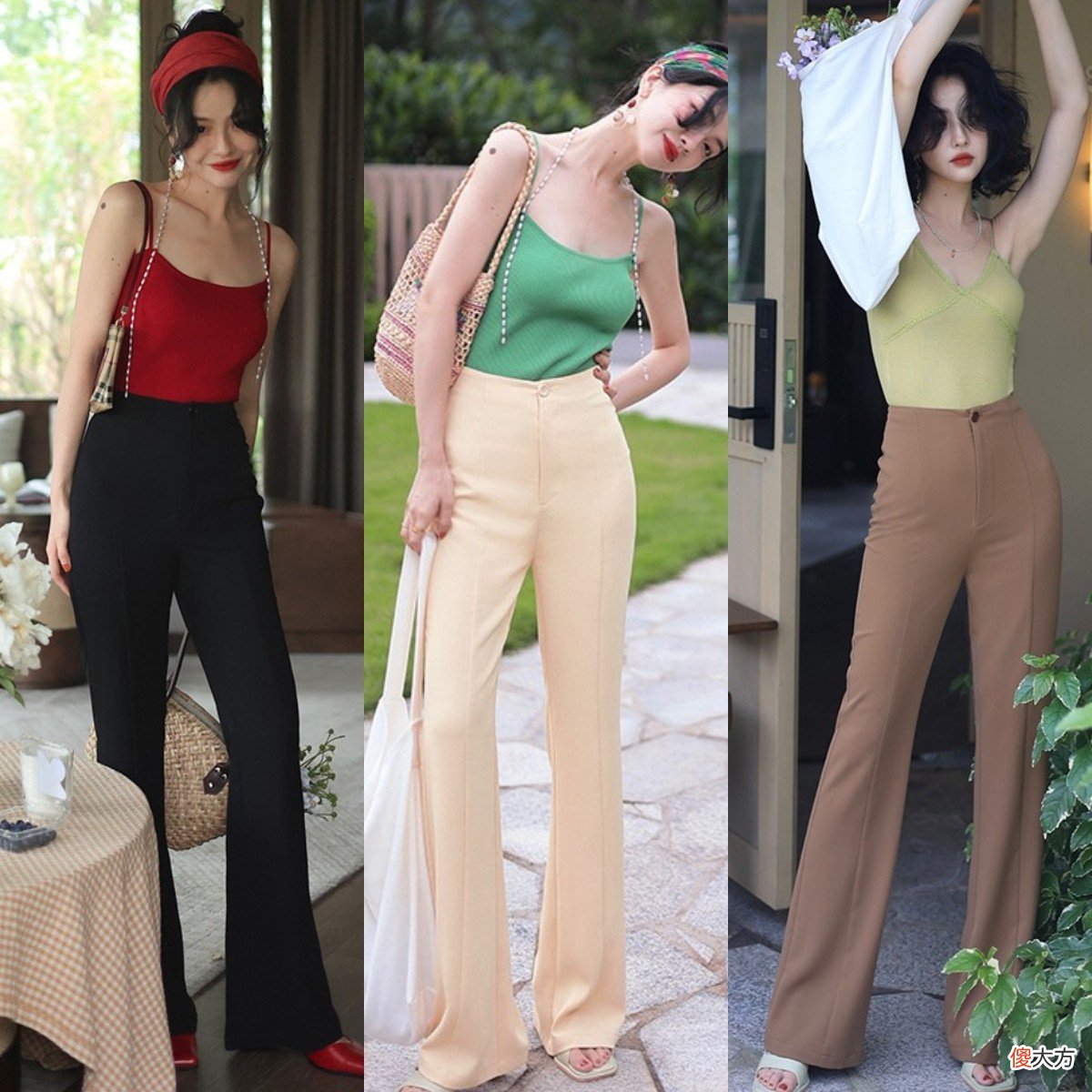 【就爱时尚】不要总穿阔腿裤，今年试试“喇叭裤”，复古摩登显腿细