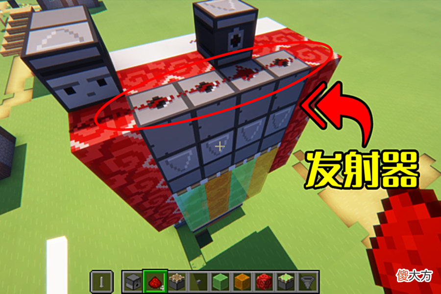 【游戏世界】我的世界：丐版4x4活塞门，“肥肠”简单，一看就会