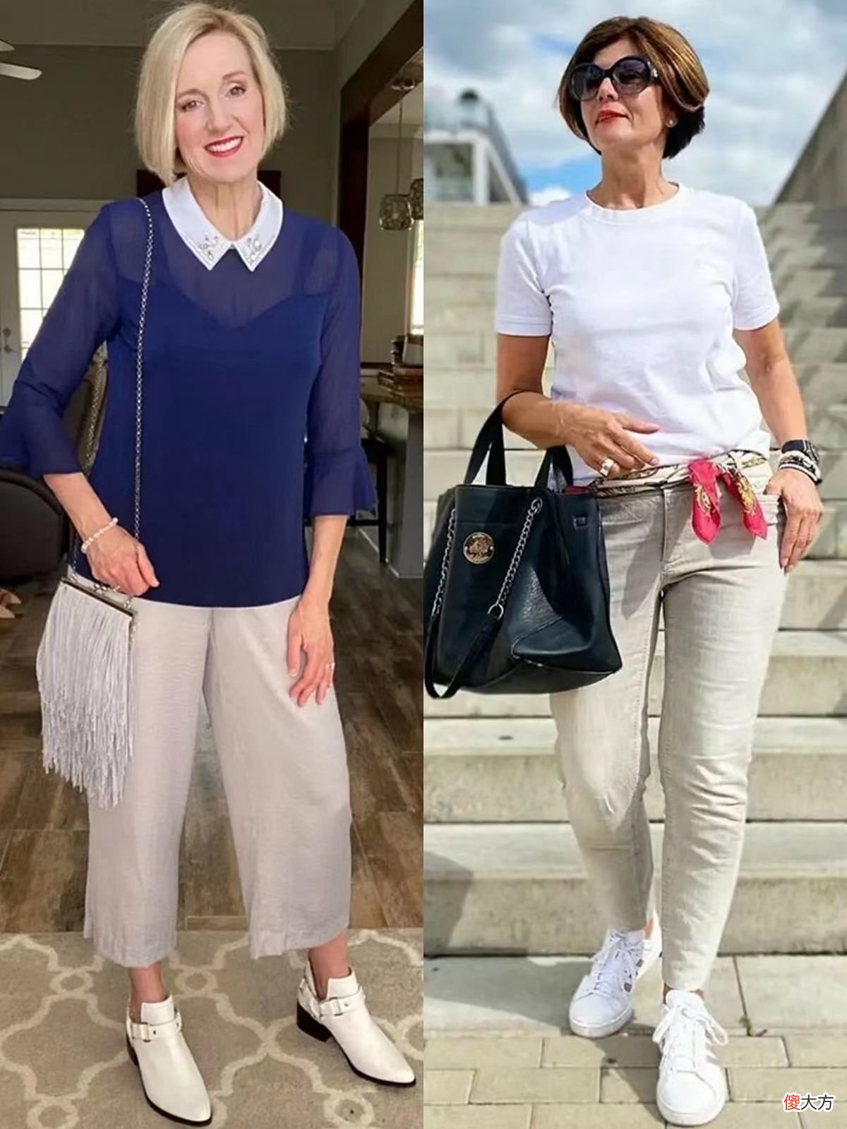【时尚一点】上了年纪的微胖女人，这才是你该有的搭配，舒适显瘦又很有品味
