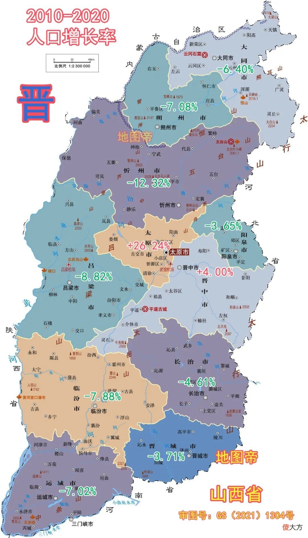 【历史故事】山西面积不算小,人口为何只有3400万?