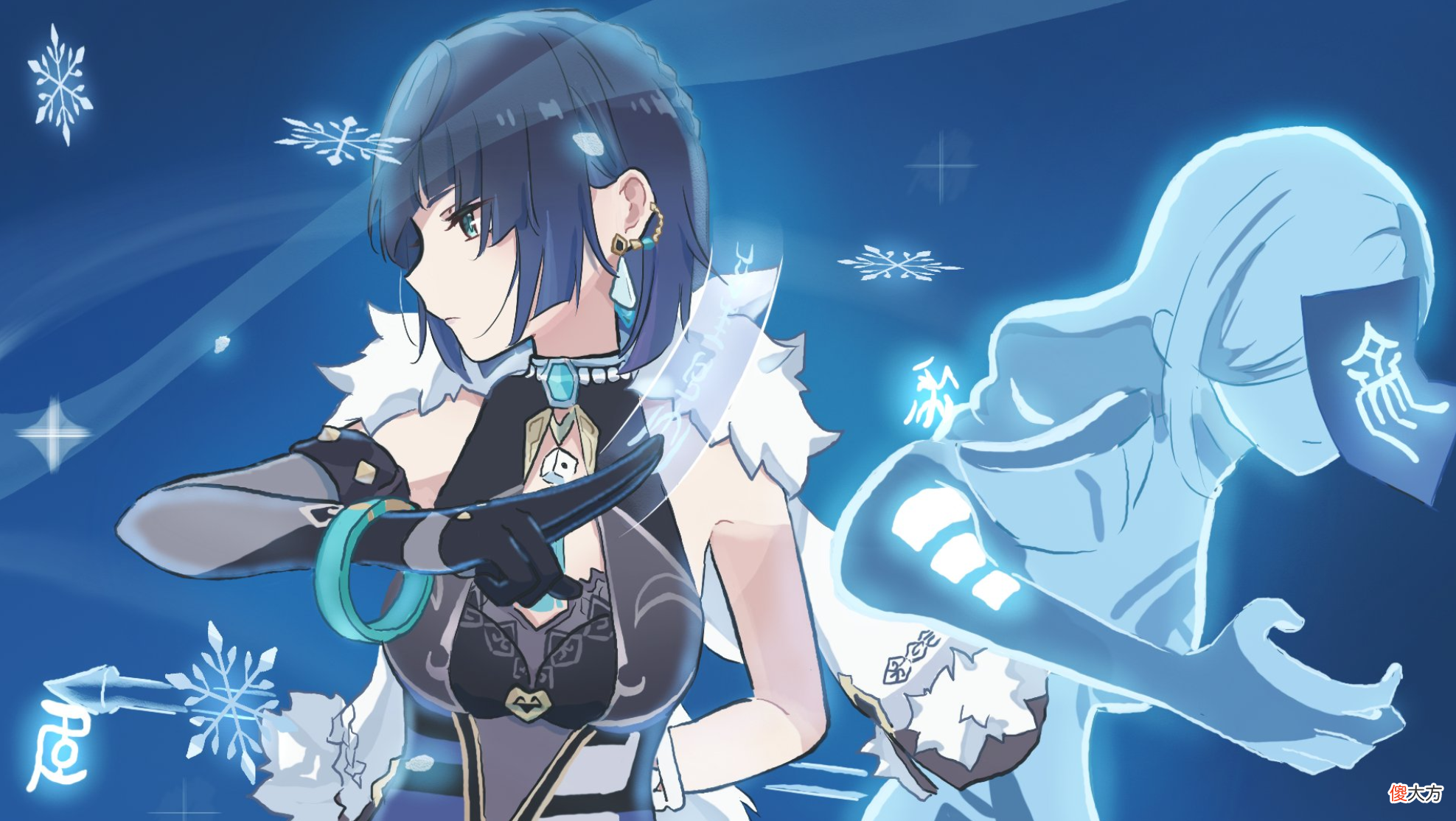 【游戏迷】原神:什么叫顶级二创?心脏弱真君,以一己之力,创出申鹤夜兰CP