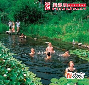 梦见多人在池塘游泳(图文)