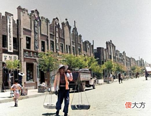【历史故事】老照片：1941年的陕西宝鸡，外国人镜头下的繁华的“小河南”