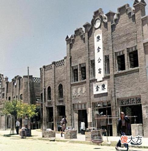 【历史故事】老照片：1941年的陕西宝鸡，外国人镜头下的繁华的“小河南”