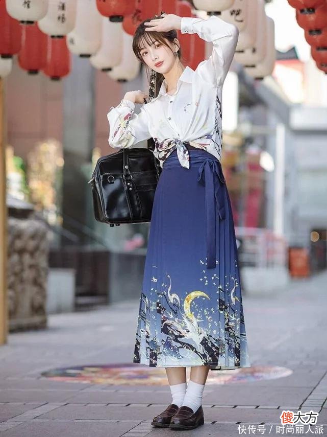 【时尚一点】马面裙宜古宜今超百搭！跟这些单品组合时尚感满满，比迪奥还高级