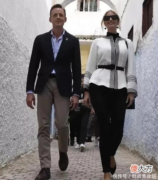 【就爱时尚】伊万卡身材真惊艳，穿格纹小香风套装端庄优雅，这腿快到我胸了