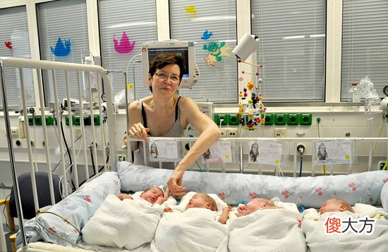 65岁德国妇女生四胞胎刷新世界纪录